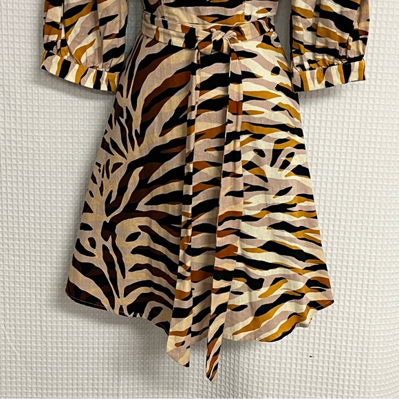 Who What Wear ladies leopard print mini dress size XS (NWT) - Picture 3 of 11